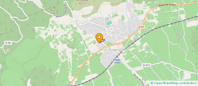 localisation de l'entreprise CARRY DAHLIAS  PUGET-VILLE