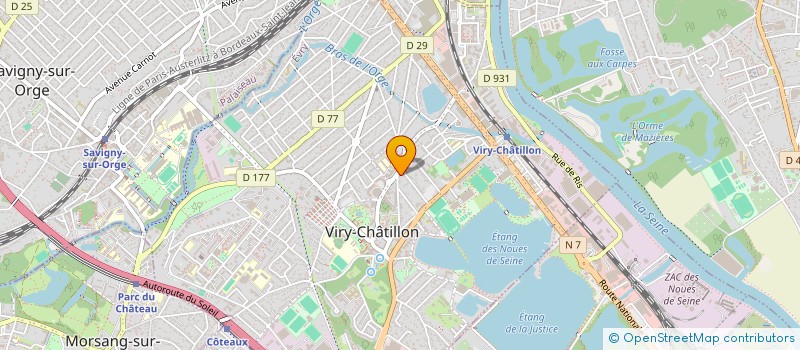 localisation de l'entreprise CARRY MY MOUV' VIRY à VIRY-CHATILLON