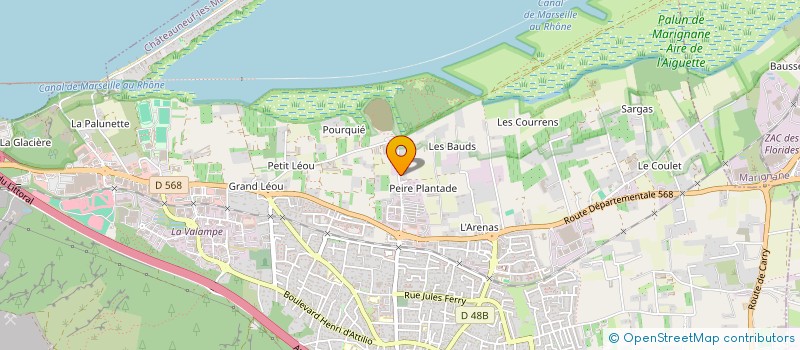 localisation de l'entreprise CARRY NAUTISME SERVICES  CHATEAUNEUF-LES-MARTIGUES