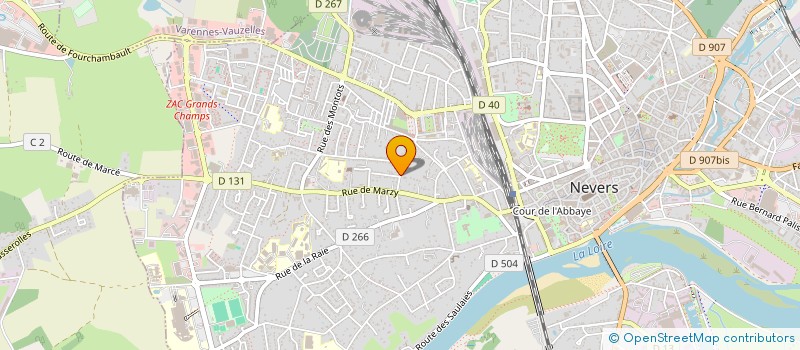 localisation de l'entreprise CARRY ON à NEVERS