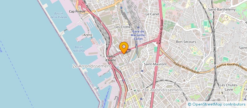 localisation de l'entreprise CARRY'S à MARSEILLE