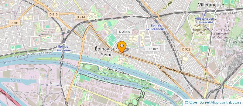 localisation de l'entreprise CARS 2000 à EPINAY-SUR-SEINE