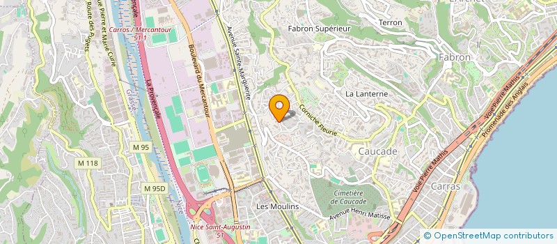 localisation de l'entreprise CARS 4 YOU à NICE