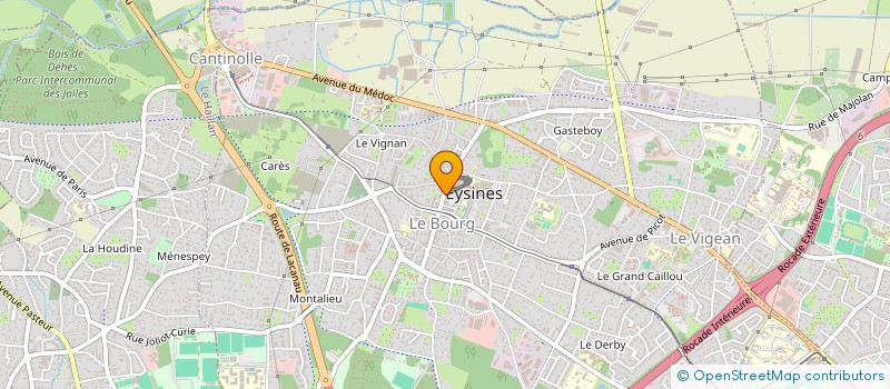 localisation de l'entreprise CARS  EYSINES