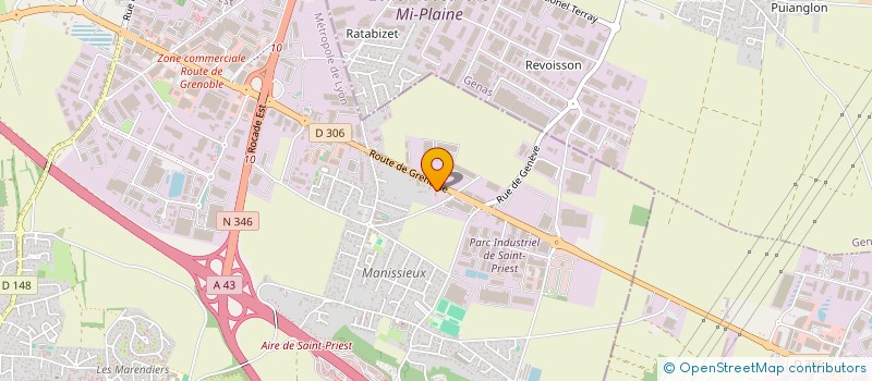 localisation de l'entreprise CARS-ALLIANCE  SAINT-PRIEST