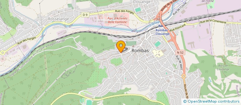 localisation de l'entreprise CARS AND BIKES SERVICES  ROMBAS
