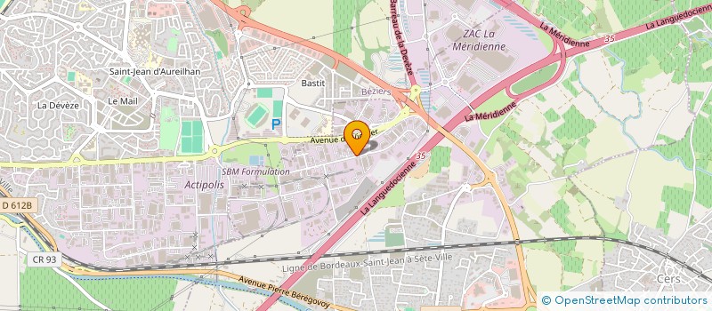 localisation de l'entreprise CARS BITTEROIS  VILLENEUVE-LES-BEZIERS