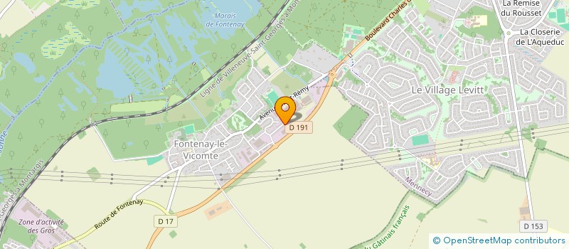 localisation de l'entreprise CARS BUS SERVICES  FONTENAY-LE-VICOMTE