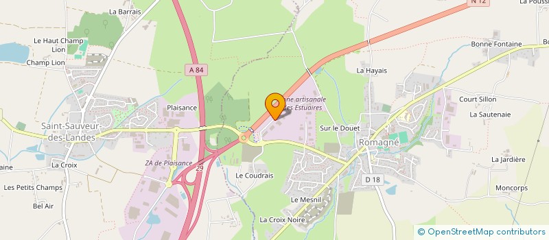 localisation de l'entreprise CARS & CAEN  ROMAGNE