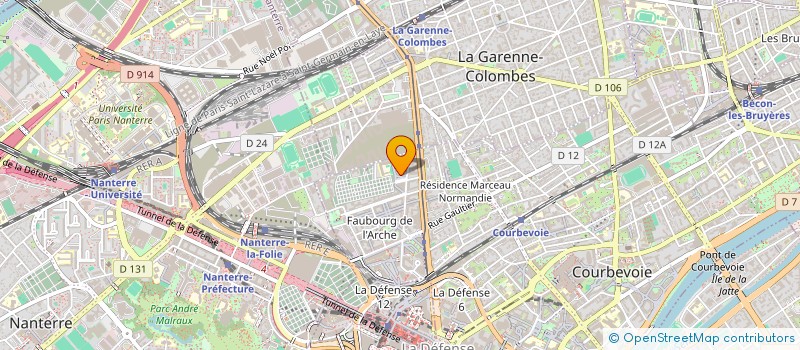 localisation de l'entreprise CARS CONSEIL à COURBEVOIE