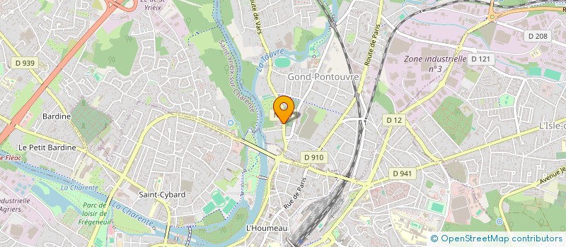 localisation de l'entreprise CARS DE MAILLARD  GOND-PONTOUVRE