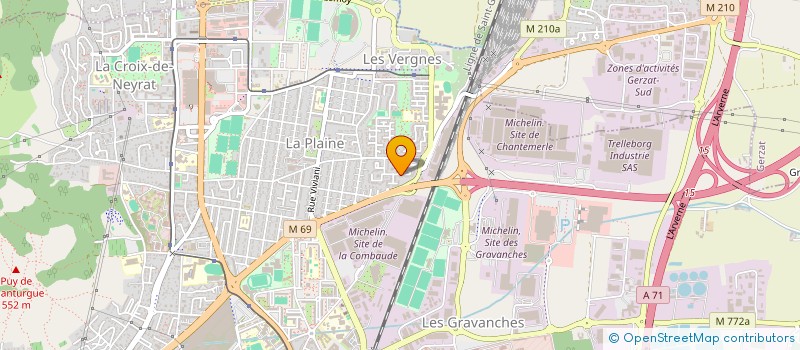 localisation de l'entreprise CARS DEBOSS  CLERMONT-FERRAND