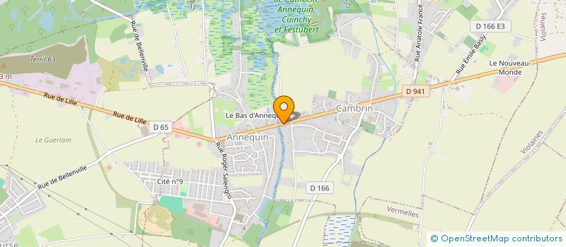 localisation de l'entreprise CARS DIFFUSION  CAMBRIN