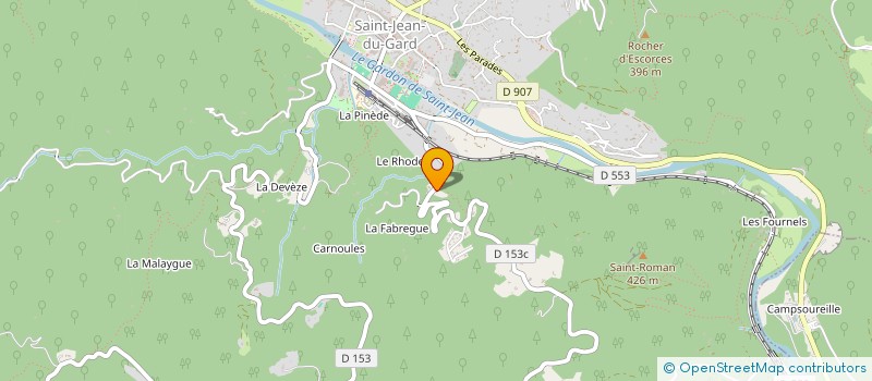 localisation de l'entreprise CARS FORT  SAINT-JEAN-DU-GARD