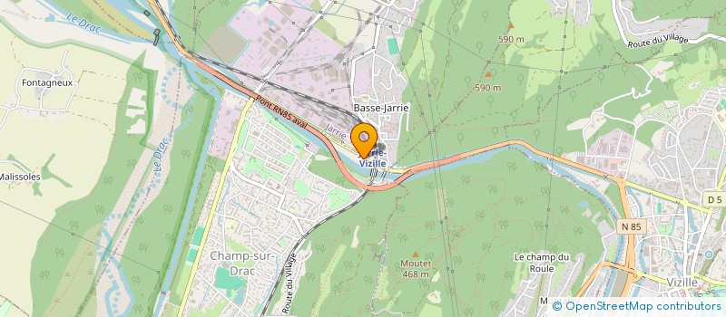 localisation de l'entreprise CARS GUIGNIER à CHAMP-SUR-DRAC