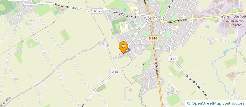 localisation de l'entreprise CARS INVEST  WORMHOUT