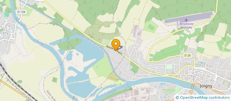 localisation de l'entreprise CARS LOISIRS 89  SAINT-AUBIN-SUR-YONNE