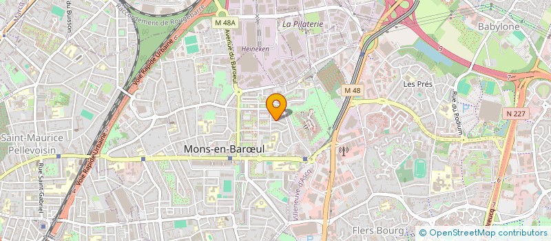 localisation de l'entreprise CARS MONS  MONS-EN-BARUL