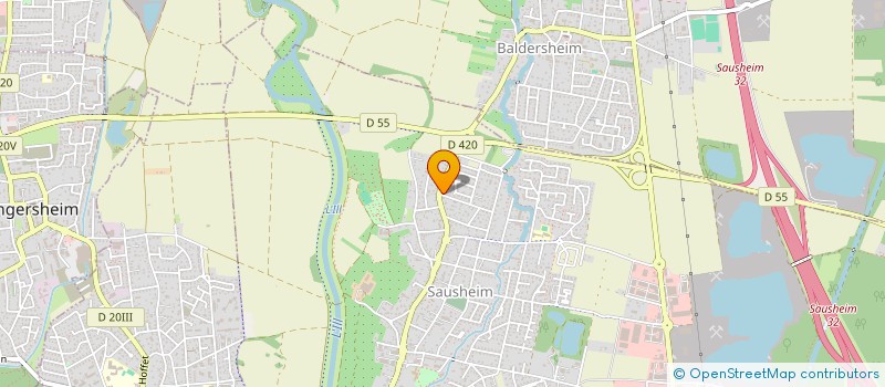 localisation de l'entreprise CARS MOTION  SAUSHEIM