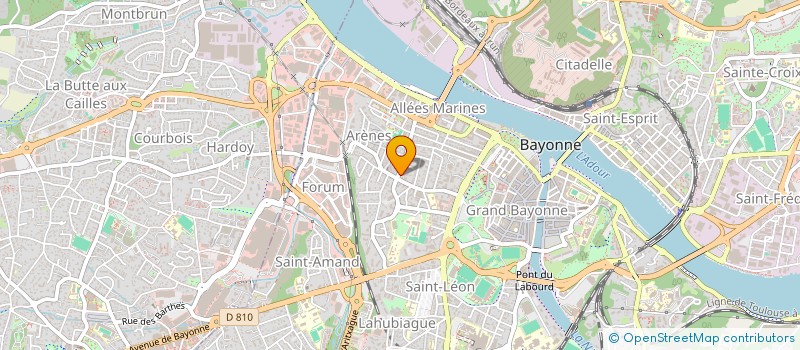 localisation de l'entreprise CARS NETTOYAGE PAYS BASQUE à BAYONNE