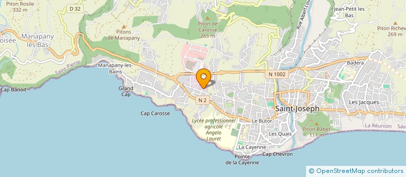 localisation de l'entreprise CARS PAINT DRIVE  SAINT-JOSEPH