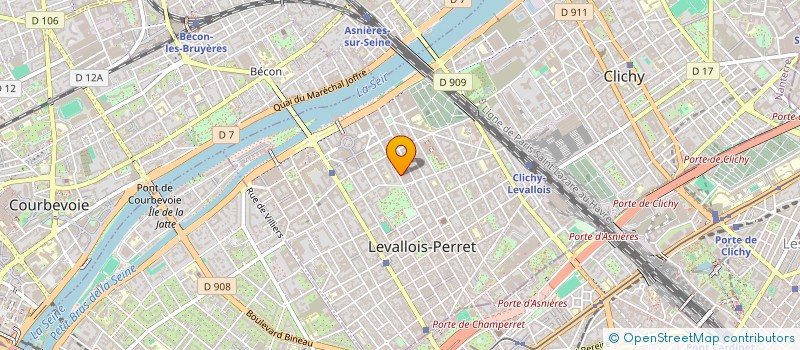 localisation de l'entreprise CARS & PARTS AUTO à LEVALLOIS PERRET