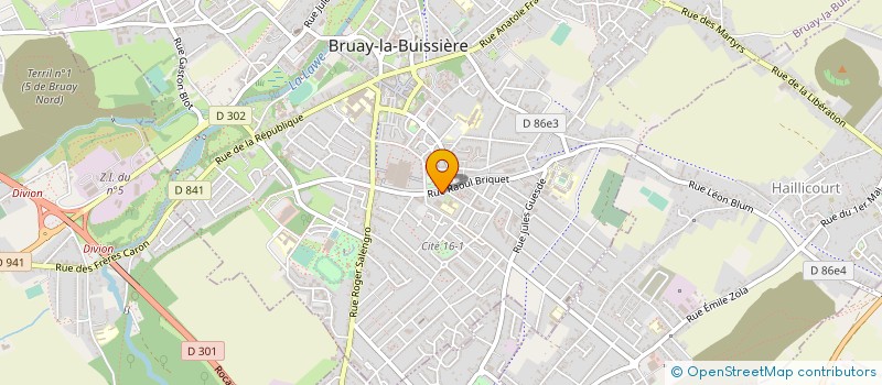 localisation de l'entreprise CARS PERFORMANCE à BRUAY-LA-BUISSIERE