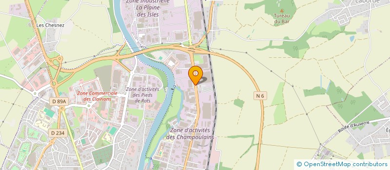 localisation de l'entreprise CARS PIECES EXPRESS à AUXERRE