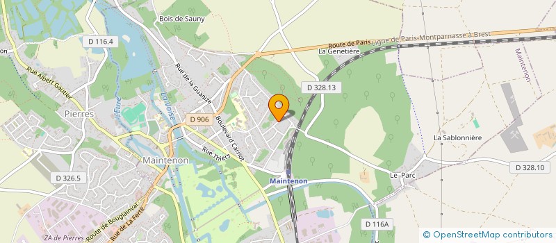 localisation de l'entreprise CARS PRESTIGE 28 à MAINTENON