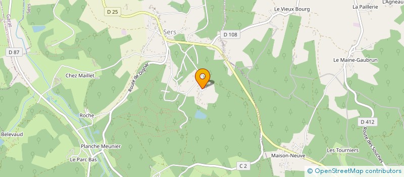 localisation de l'entreprise CARS - RACING à SERS