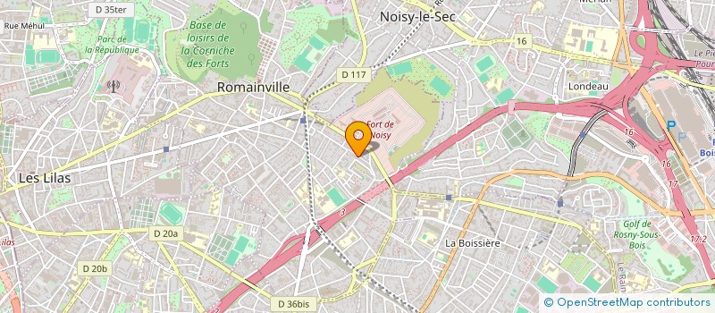 localisation de l'entreprise CARS - SMYLE à ROMAINVILLE