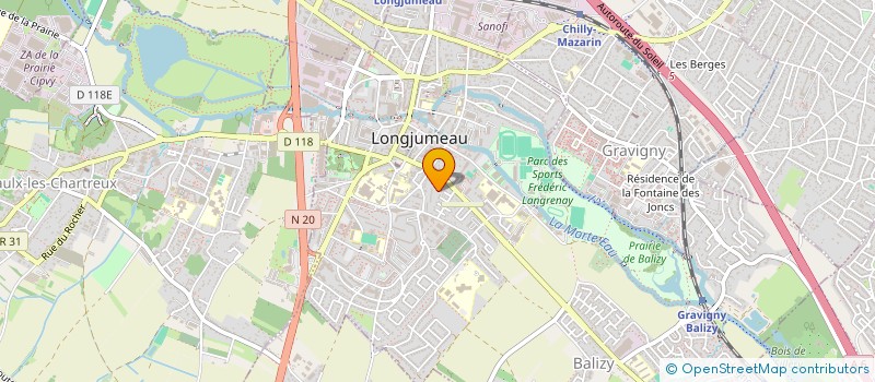 localisation de l'entreprise CARS SOLUTION CHAUFFEUR à LONGJUMEAU