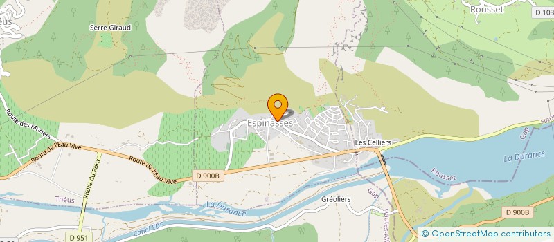 localisation de l'entreprise CARS SUD EST  ROCHEBRUNE