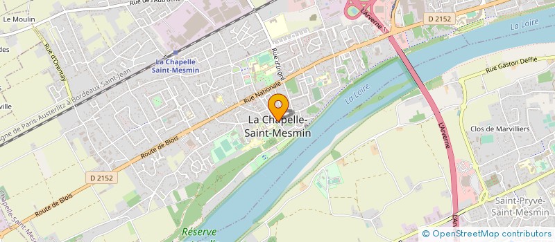 localisation de l'entreprise CARS-UP à LA CHAPELLE-SAINT-MESMIN
