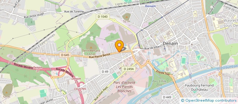 localisation de l'entreprise CARS WASH CITY  DENAIN