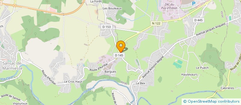 localisation de l'entreprise CARSAC THIERRY ET ISABELLE à YTRAC