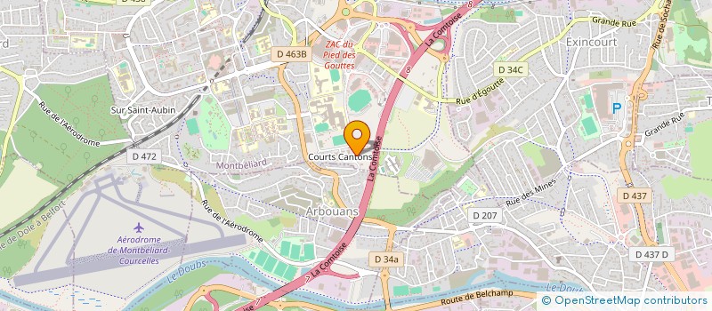 localisation de l'entreprise CARSAFE INVEST  MONTBELIARD