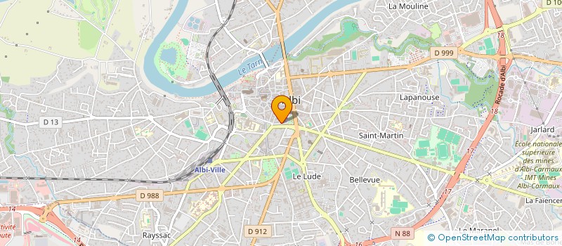 localisation de l'entreprise CARSAL  ALBI