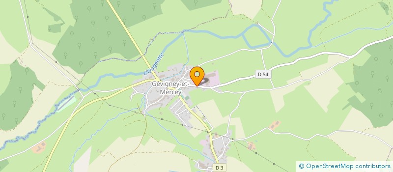 localisation de l'entreprise CARSANA BTP à GEVIGNEY-ET-MERCEY