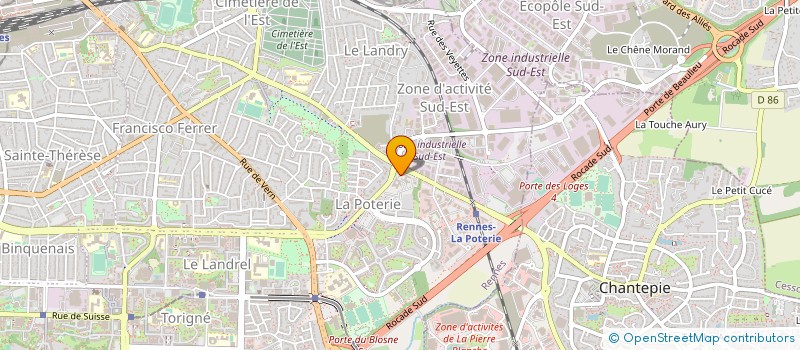 localisation de l'entreprise CARSAT BRETAGNE à RENNES