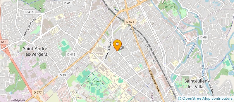 localisation de l'entreprise CARSELL  TROYES