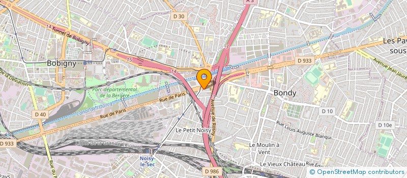 localisation de l'entreprise CARSEO à NOISY-LE-SEC