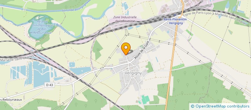 localisation de l'entreprise CARSERVICE à VERGIGNY