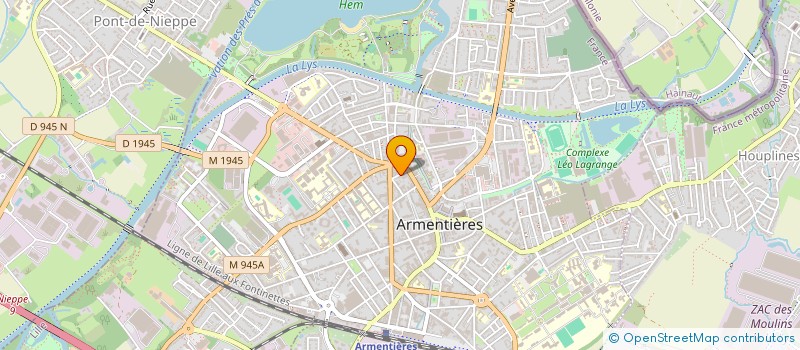 localisation de l'entreprise CARSFLANDRE  ARMENTIERES