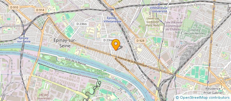 localisation de l'entreprise CARSFLASH à EPINAY-SUR-SEINE