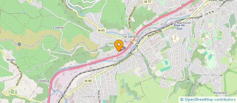 localisation de l'entreprise CARSHOLD  GENILAC