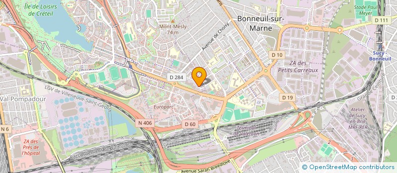 localisation de l'entreprise CARSI à CRETEIL