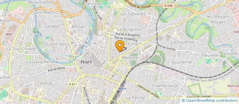 localisation de l'entreprise CARSIL  NIORT