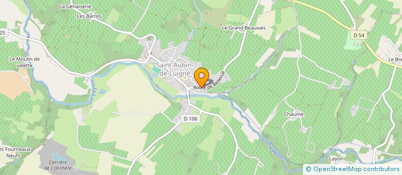 localisation de l'entreprise CARSIN à VAL-DU-LAYON