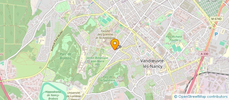 localisation de l'entreprise CARSIN  VANDUVRE-LES-NANCY